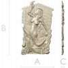 Steam Nymph Relief - STL 3D model for CNC carving