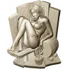 High-relief Sauna Maiden STL for CNC Router