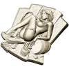 High-relief Sauna Maiden STL for CNC Router