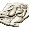 High-relief Sauna Maiden STL for CNC Router