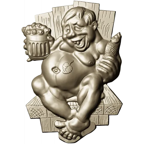 Jolly Banya Relief - STL 3D Model for CNC