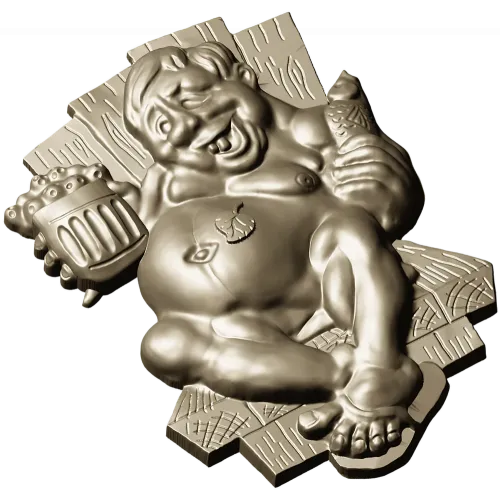 Jolly Banya Relief - STL 3D Model for CNC