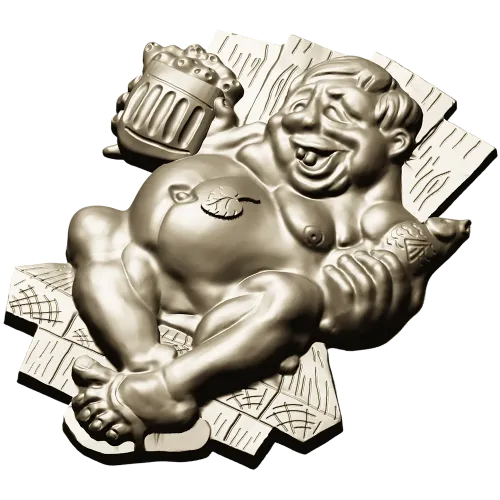 Jolly Banya Relief - STL 3D Model for CNC