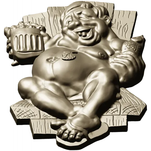 Jolly Banya Relief - STL 3D Model for CNC