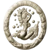 Sauna Nymph Medallion - detailed STL 3D model for CNC