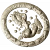 Sauna Nymph Medallion - detailed STL 3D model for CNC