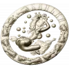 Sauna Nymph Medallion - detailed STL 3D model for CNC