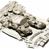 Bathhouse Companions Relief - STL 3D Model for CNC