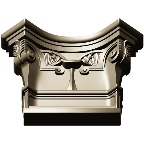 Капитель классическая в стиле коринф - stl модель для ЧПУ