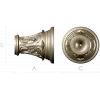 Капитель "Листовой рельеф" - 3D модель STL для ЧПУ
