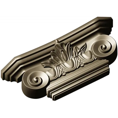 Капитель в ионическом стиле - 3D модель STL для ЧПУ