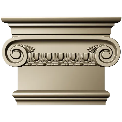 Ионическая капитель в формате STL для ЧПУ