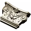 Acanthus Volute Capital STL for CNC - high-relief decorative capital
