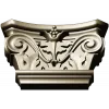 Acanthus Volute Capital STL for CNC - high-relief decorative capital