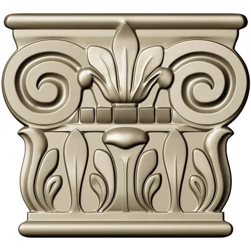Ionic Acanthus Capital STL 3D Model for CNC Milling