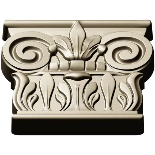 Ionic Acanthus Capital STL 3D Model for CNC Milling