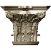 Corinthian Acanthus Capital STL - 3D model for CNC milling