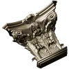 Corinthian Acanthus Capital STL - 3D model for CNC milling
