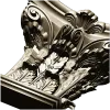 Corinthian Acanthus Capital STL - 3D model for CNC milling