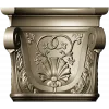 Acanthus Shell Capital - STL 3D model for CNC milling