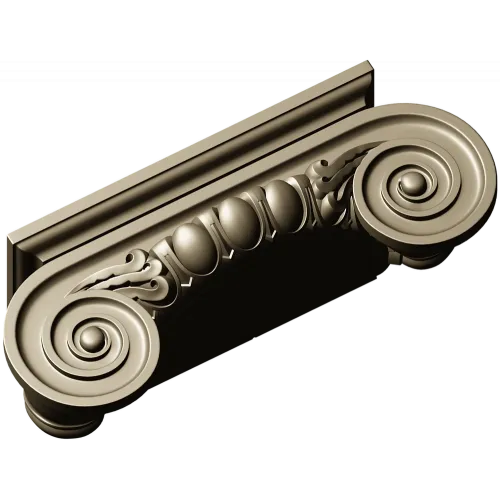 Ионическая капитель - 3D модель STL для ЧПУ