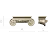 Ионическая капитель - 3D модель STL для ЧПУ