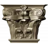 Капитель коринфская - 3D модель STL для ЧПУ
