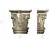 Капитель коринфская - 3D модель в формате STL для ЧПУ