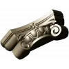 Ornamental Rosette Capital - STL 3D model for CNC milling