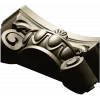 Ornamental Rosette Capital - STL 3D model for CNC milling