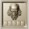 3D модель STl панно с барельефом "Алкоголик" для ЧПУ