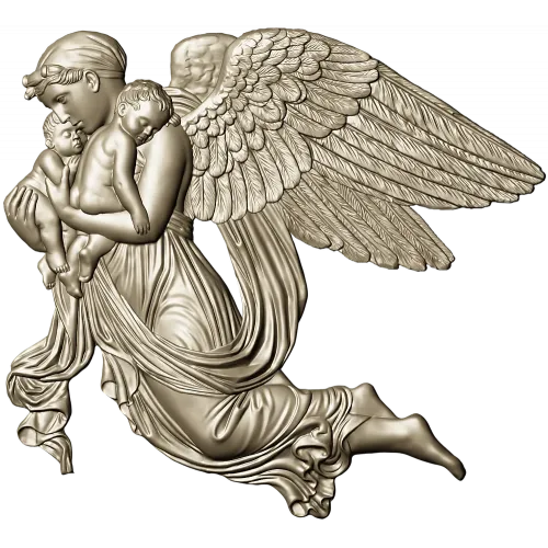 Guardian Angel Embrace STL