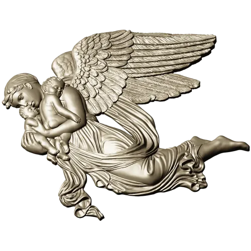 Guardian Angel Embrace STL