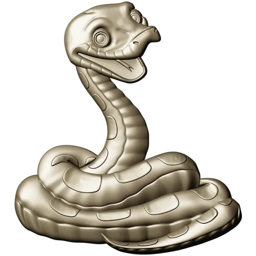Змея - 3D модель STL для ЧПУ