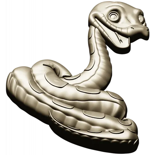 Змея - 3D модель STL для ЧПУ