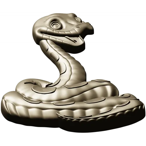 Змея - 3D модель STL для ЧПУ