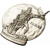 Kashchey the Immortal medallion 3D STL for CNC