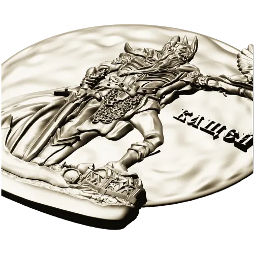 Kashchey the Immortal medallion 3D STL for CNC