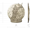 Kashchey the Immortal medallion 3D STL for CNC
