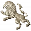 Heraldic Rampant Lion - High-Relief STL for CNC