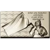 Remembrance banner bas-relief STL for CNC