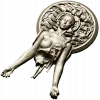Haloed Cyborg Maiden - STL 3D model for CNC