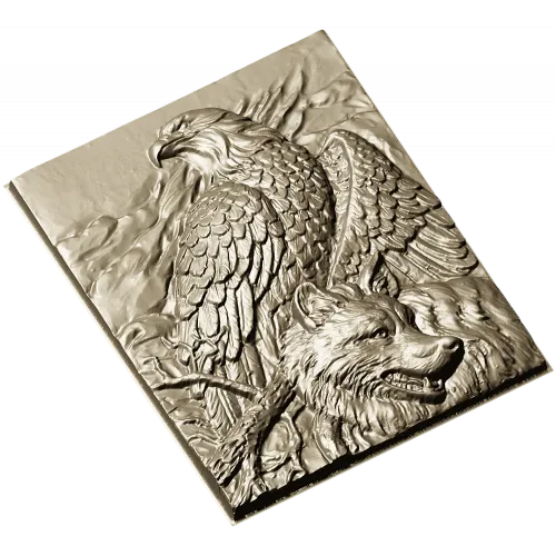 Орёл и Волк - рельефная 3D модель STL для ЧПУ