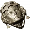 La Dama de Calavera - detailed 3D STL mask for CNC routing
