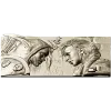 High-Relief Warrior Panel STL - Confrontation Bas-Relief