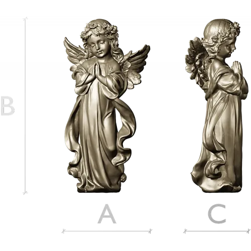 Praying Cherub - STL 3D Model for CNC Milling