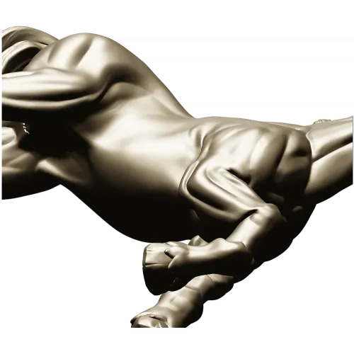 3D модель лошади для ЧПУ - Грациозный жеребец (STL)