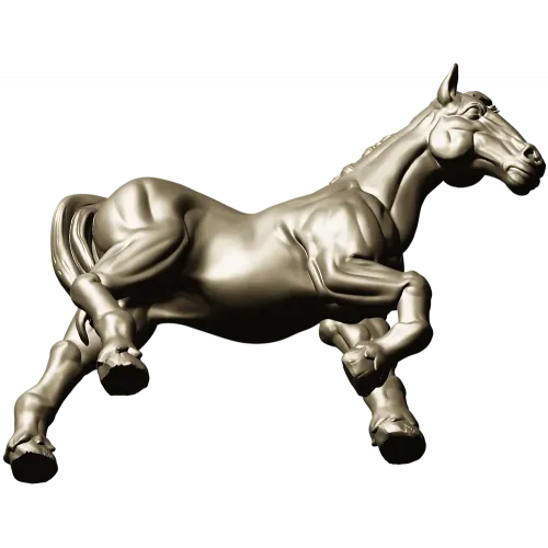 3D модель лошади для ЧПУ - Грациозный жеребец (STL)