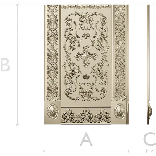 Ornamental Filenka Panel STL 3D Model