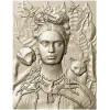 Thorned Muse - Portrait Relief STL for CNC